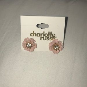 Charlotte Russe flower earrings